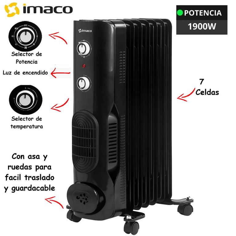 TERMO RADIADOR 	OFR7NK DE 7 CELDAS