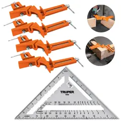TRUPER - KIT 4 PRENSA ESQUINERA ESCUADRA