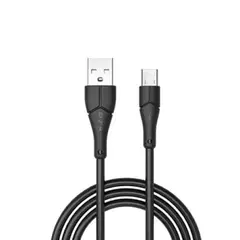 GENERICO - CABLE PARA TELÉFONO MICRO USBV8 PZX V177 - NEGRO