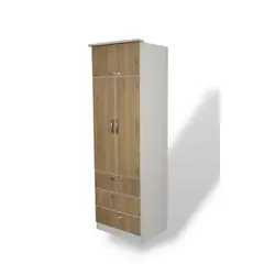 MUEBLES MACRUMO - Ropero de 60cm - Color Arena - Armado