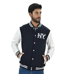 NEW YORK STARS - Casaca Modelo Americana - Azul Marino