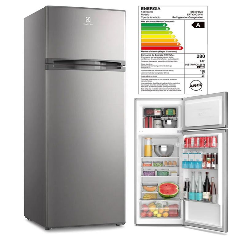 Refrigerador 205L ERTY20G2HVI Gris