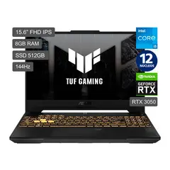 ASUS - LAPTOP TUFF GAMING 15.6" FHD CORE i5-12500H 8GB RAM 512GB SSD RTX™3050-4GB W11 FX507ZC4-HN005W