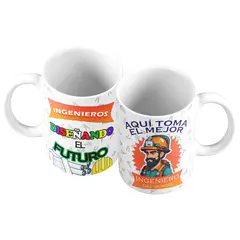 GENERICO - Taza Mug 11oz AQUI TOMA LA MEJOR INGENIERO - BLANCO