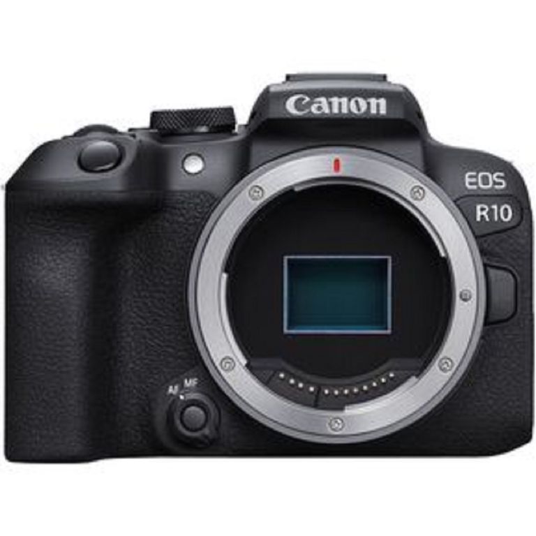 EOS R10 Sin Espejo Cámara Solo Cuerpo Con Adaptador - Negro