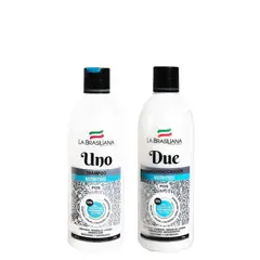 LA BRASILIANA - Shampoo Uno + Reacondicionador Due 500Gr