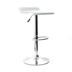 OFIDEAS - Banco de Bar Regulable en Altura Color Blanco Brand