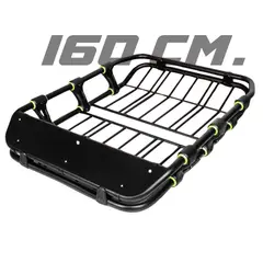 TECGO - PARRILLA DE TECHO CANASTILLA DE HIERRO DE 160CM UNIVERSAL