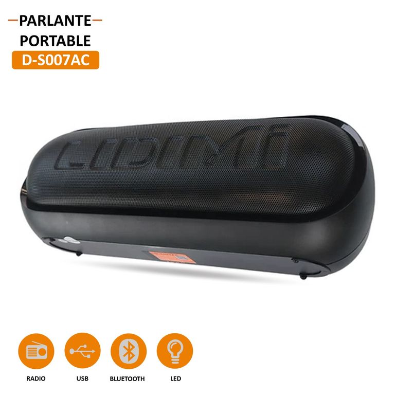Parlante Portable USB BASS+ LD-S007AC 44W 220V