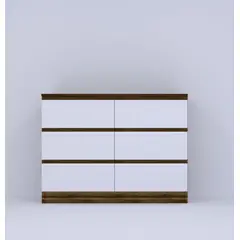 MUEBLES MACRUMO - Cómoda 6 Cajones Brixton- Armado