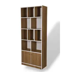 MUEBLES MACRUMO - Librero de 80cm - Color Brixton - Armado