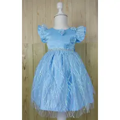 BANNITAS - Vestido Frozen celeste