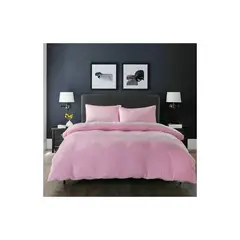 GENERICO - COLCHA DE PELUCHE PELO CORTO QUEEN ROSADO BEBÉ