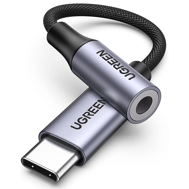 Adaptador USB-C to 3.5mm Jack DAC Auxiliar Hi-Fi Stereo AV161 - 80154