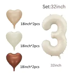 GENERICO - Globo decoración para un 3 año