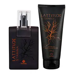 GENERICO - Lattitude Stamina Perfume de Hombre con Shower Gel