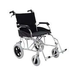 GENERICO - SILLA DE RUEDA DE PASEO ALUMINIO TIPO MALETA