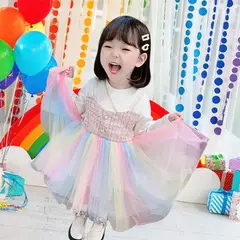 GENERICO - VESTIDO PARA NIÑA MODELO UNICORNIO