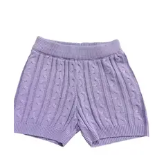 AMA OUTFITTERS - SHORT TEJIDO EN HILO LILA