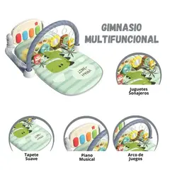 GENERICO - GIMNASIO MULTIFUNCIONAL-DIDACTICO MUSICAL PARA BEBE 3 EN 1