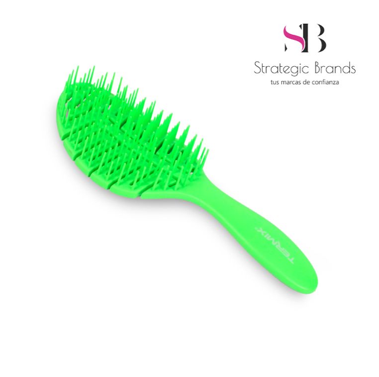 Cepillo de Cabello Desenredante Detangling Verde