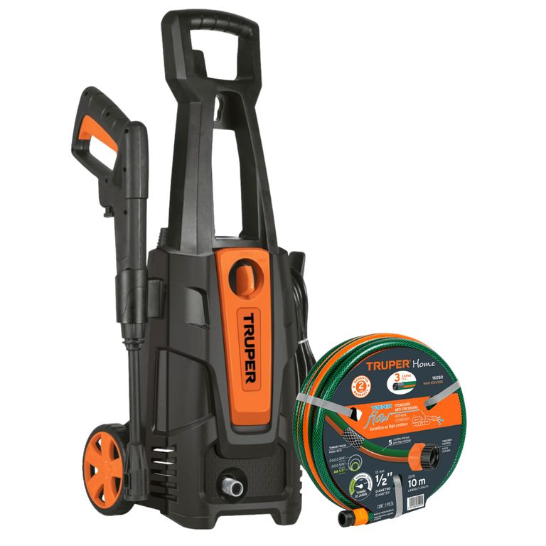 Hidrolavadora electrica 1800 psi + manguera 10m