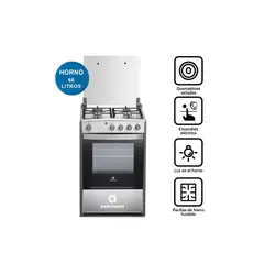 INDURAMA - Cocina a Gas Viena QZ 4 Hornillas