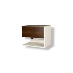 MUEBLES MACRUMO - Velador flotante 1 cajón Color Pignetto