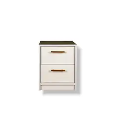 MUEBLES MACRUMO - Velador 2 cajones Color Pignetto