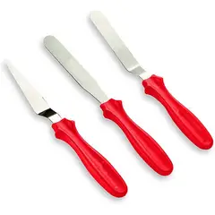 GENERICO - Set de 3 espatulas de reposteria