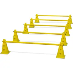 GENERICO - Kit Cono+Valla (12 conos + 6 vallas) 45cm