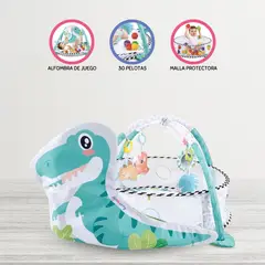 DOUX BEBE - Gimnasio Para Bebé 4 en 1 »DINOSAURIO» Deluxe