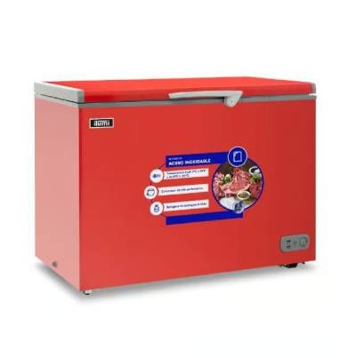 Congelador con tina de Acero Inoxidable de 340lt TFI-3400RE Rojo