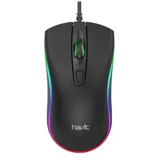 HAVIT - Mouse Gamer RGB MS72 USB 1200 DPI negro