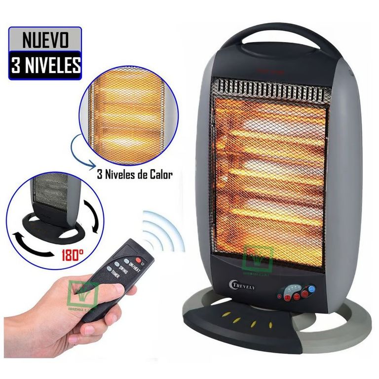 Calefactor Eléctrico Halógeno Control TCH-030