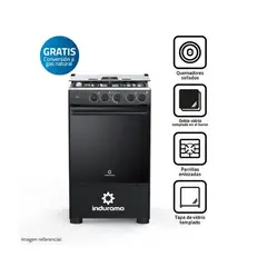 INDURAMA - COCINA GOYA 4 HORNILLAS NEGRO