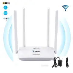 GENERICO - Router Amplificador Repetidor de Wifi Internet 300Mbps 4 Puertos LAN
