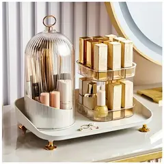 MINARI - Organizador de Maquillaje Cosméticos Porta Brochas Elegante J14