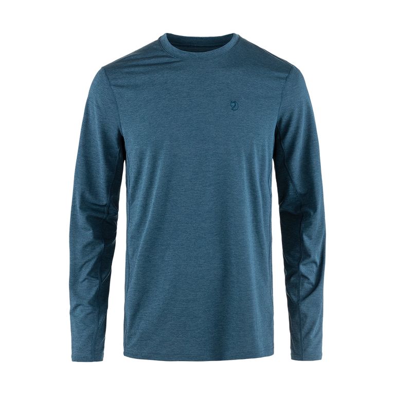 Polo Abisko Day Hike LS M Indigo Blue Hombre