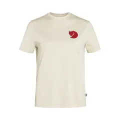 FJALLRAVEN - Polo Fox Boxy Logo Tee W Chalk White Mujer
