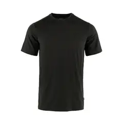 FJALLRAVEN - Polo Abisko Wool SS M Black Hombre