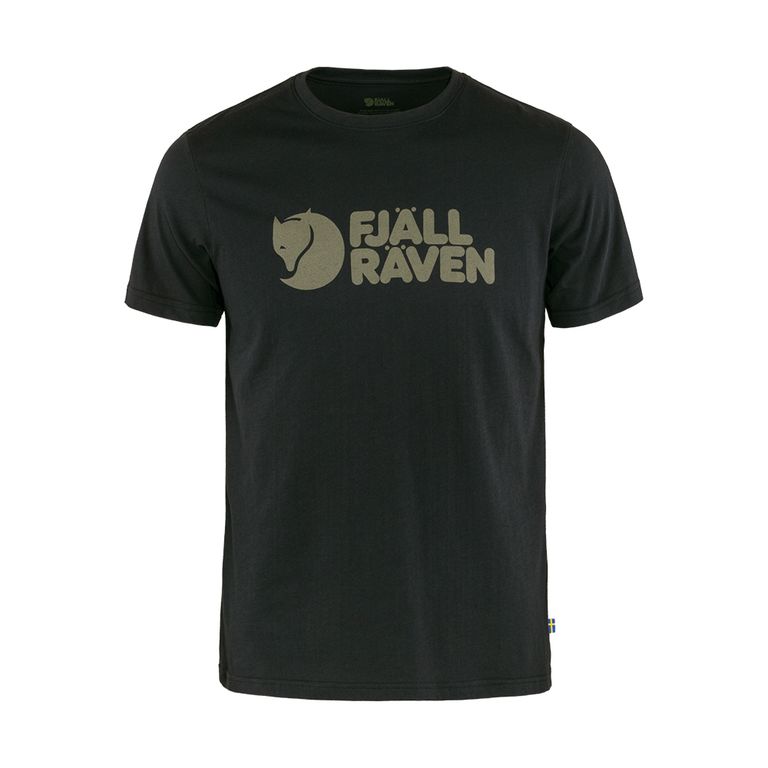 Polo Fjallraven Logo T-shirt M Black Hombre