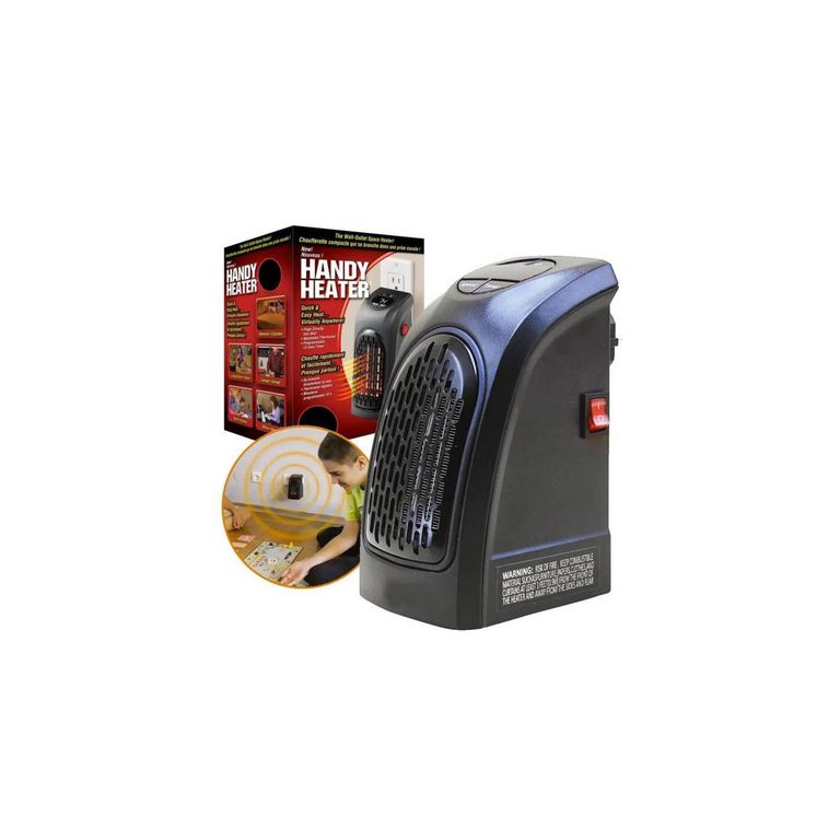 Calefactor Portátil de Pared Handy Heater 400 W