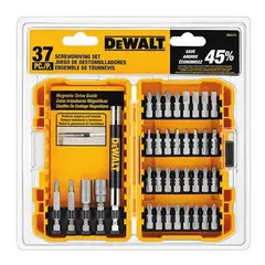 DEWALT - SET DE PUNTAS PARA ATORNILLAR 37 PIEZAS DW2176