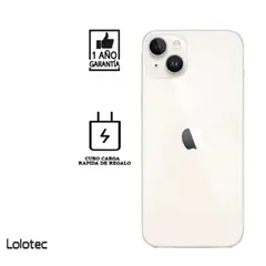 APPLE - IPhone 14 Plus 128 GB I Reacondicionado grado B I color: Starlight (Blanco)