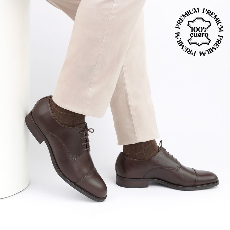 Zapatos Casuales Hombre Khaki Rodrigo02 cuero
