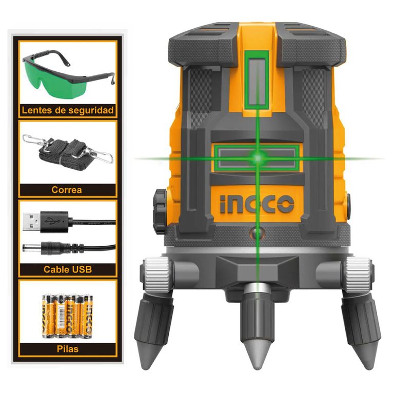Nivel Láser Autonivelante INGCO Línea Verde HLL305205
