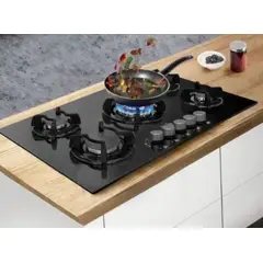 SOLE - Cocina empotrable vidrio templado SOLCO033 5 hornillas