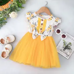 GENERICO - VESTIDO PARA NIÑA FLORALES - MODELO CASUAL