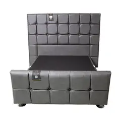 BARAKA HOME - Dormitorio Piecera Dallas 1.5 Plz - Pranna Plata